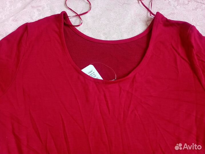 Платье красное 46-48 размер