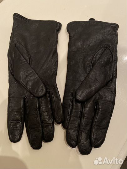 Перчатки кожаные h&m с шипами