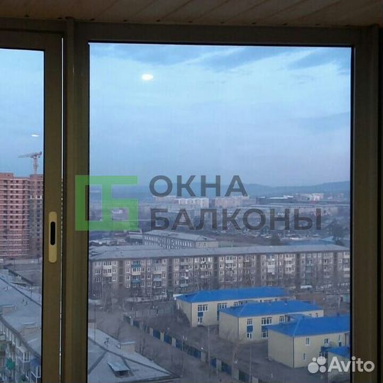 Остекление балконов. Окна пвх