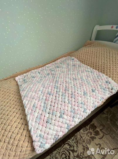 Плед детский плюшевый