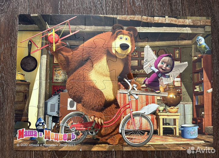 Крупные пазлы 24 шт, 6 наборов