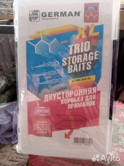 Двух сторон няя коробка под воблеры