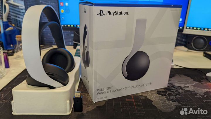 Гарнитура PlayStation pulse 3D белый