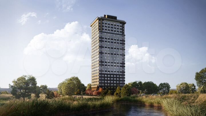 3-к. квартира, 121,4 м², 25/25 эт.