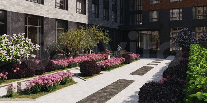 2-к. квартира, 61,7 м², 3/22 эт.