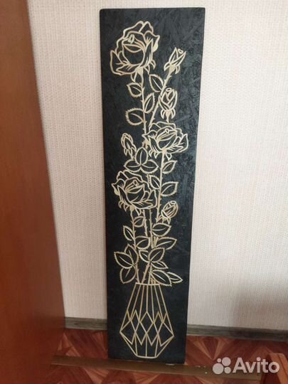 Уникальные панно из пшеничной соломы - украшения