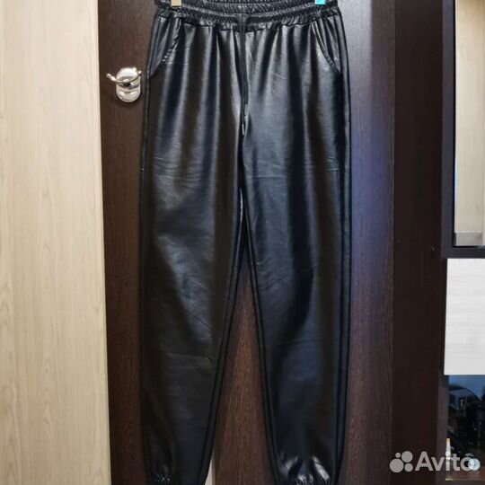 Брюки кожаные