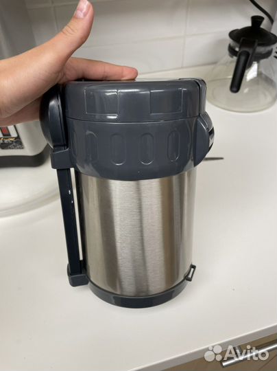 Термос пищевой + 3 контейнера