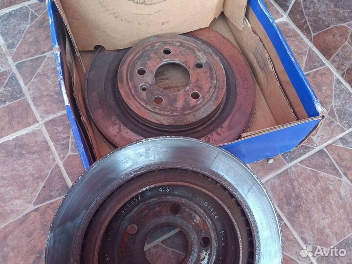 Тормозные диски задние пара для Cadillac CTS 08-14