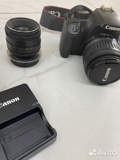 Зеркальный фотоаппарат canon 1000 D