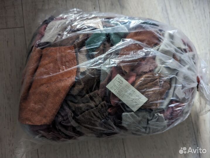 Обрезки натуральной кожи