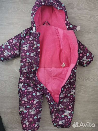 Зимний Комбинезон для девочки 92
