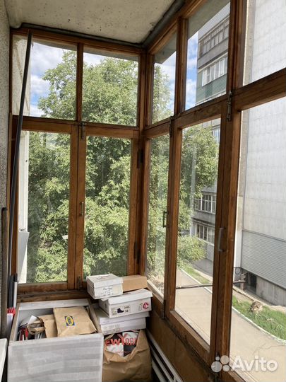 Окна с балкона бу