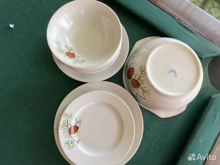 Столовый сервиз фарфор СССР