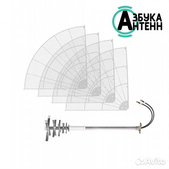 Параболическая сборная mimo антенна kroks 24 dBi