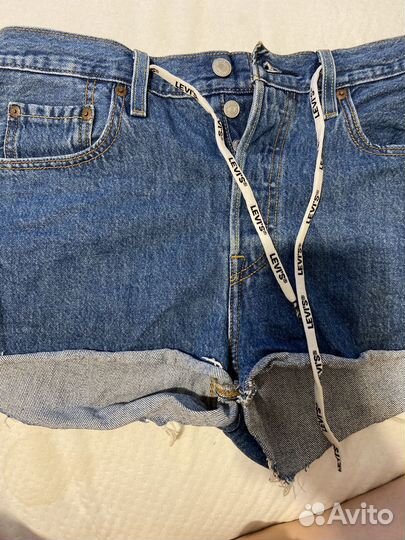 Женские джинсовые шорты levis 44 46