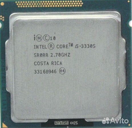 Процессор Intel Core i5-3330S 2.7 (3.2) Ghz S-1155