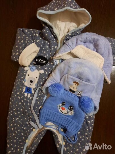 Вещи пакетом на мальчика 74 см