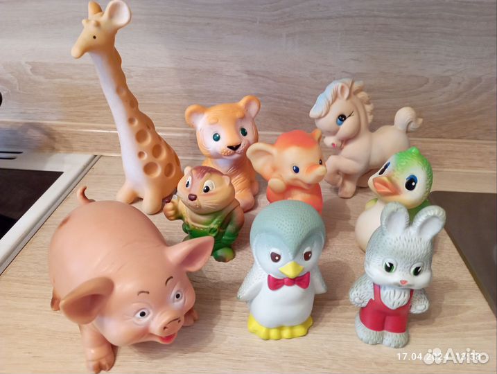 Резиновые игрушки СССР