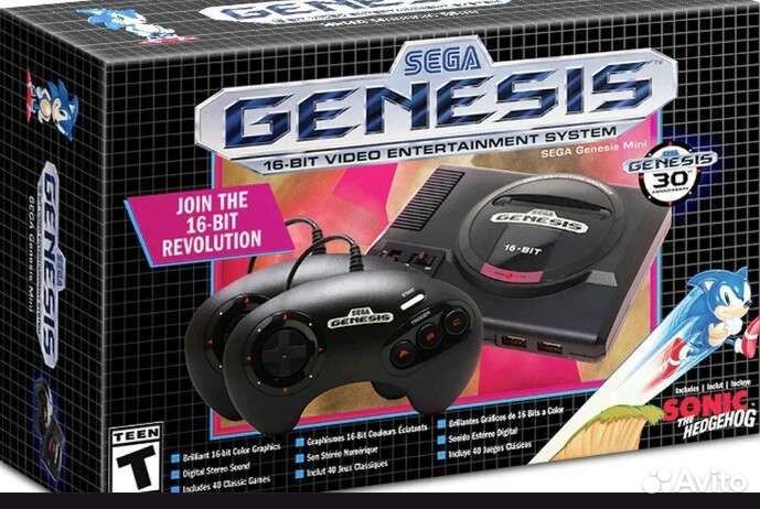 Приставка Sega Mega Drive Genesis Mini
