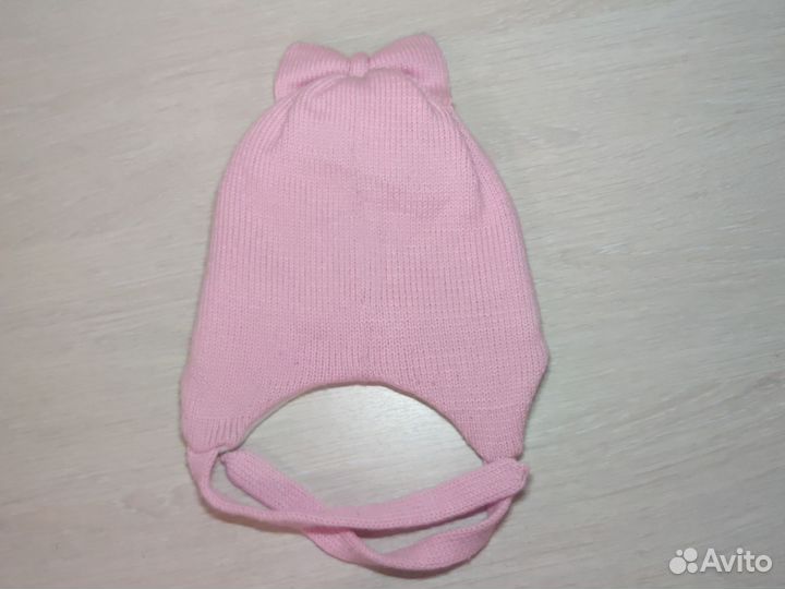 Шапка для девочки демисезонная