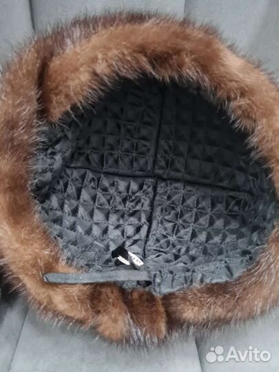 Шапка норковая женская