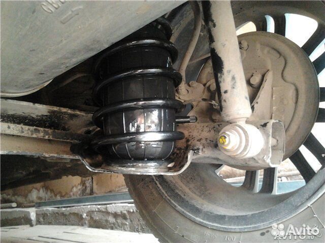 Пневмобаллоны в пружины