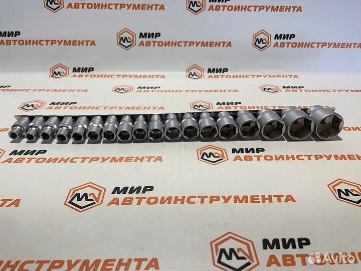 Набор головок шестигранных 1/2