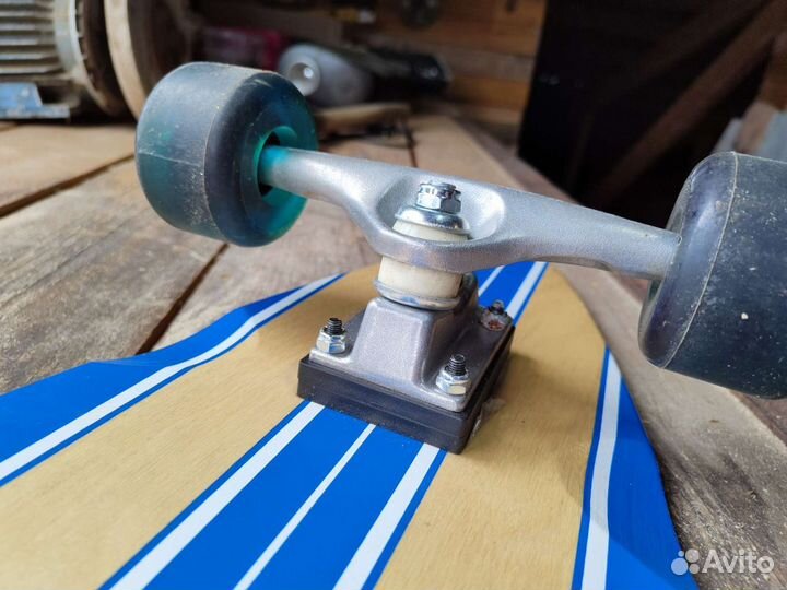 Oxelo longskate white blue