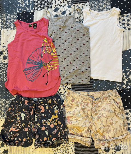 Пакет вещей на девочку 128-134 h&m-next-mango