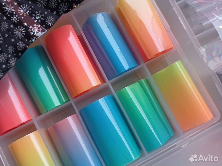 Фольга для дизайна ногтей