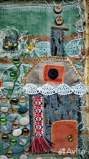 Картина из ткани 