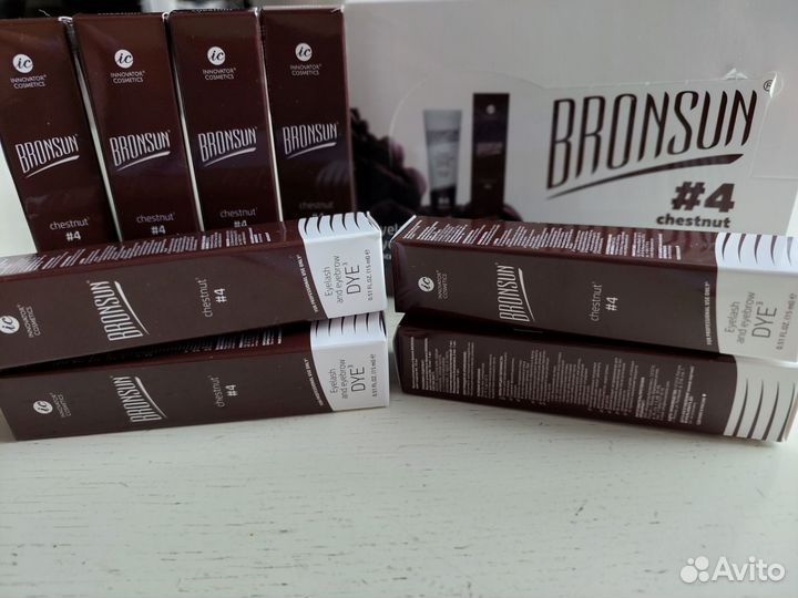 Краска гель для бровей и ресниц bronsun