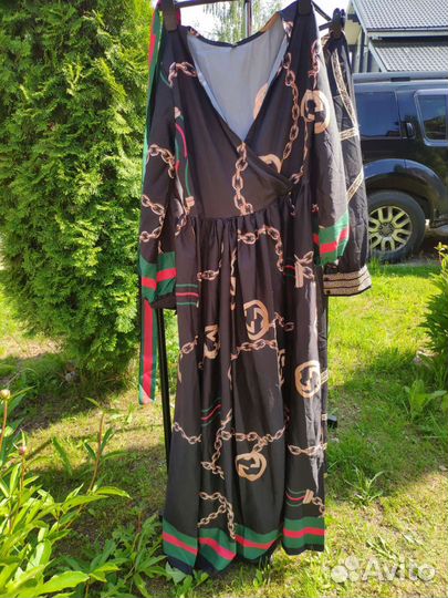 Платье в пол Gucci