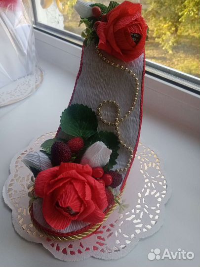 Подарок для модницы туфелька