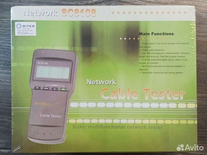 SC8108 кабельный тестер
