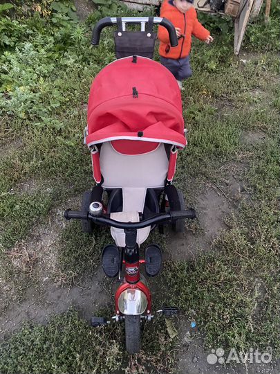 Велосипед детский с ручкой бу