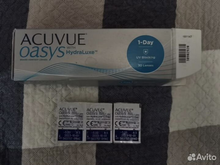 Acuvue Контактные линзы oasys, -5.00, 1 день