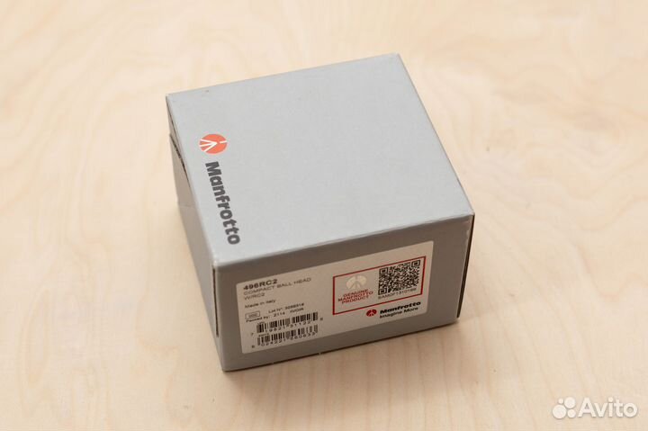 Шаровая голова Manfrotto 496RC2