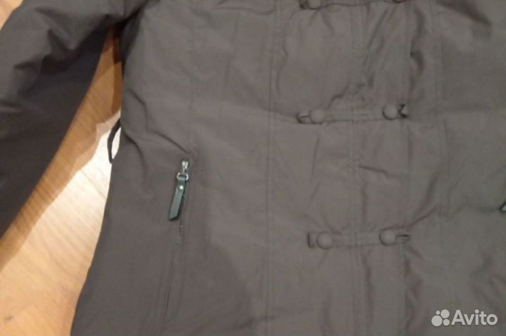 Пуховик, р 50,перо, мех овцы, новый