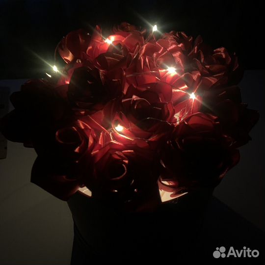 Букет из атласных лент