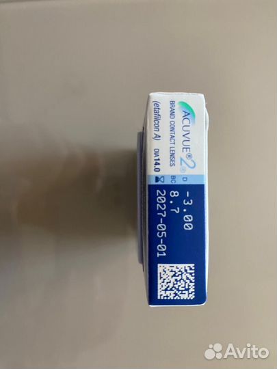 Линзы для глаз acuvue 2