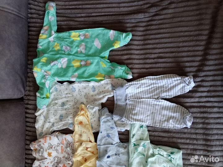 Детские вещи для новорожденных пакетом