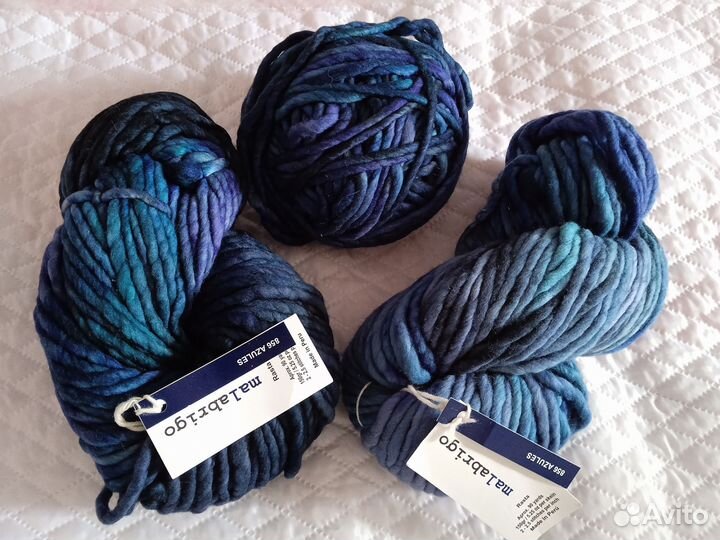 Пряжа пакетом + недовязы Alize Malabrigo Nako