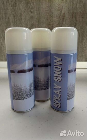 Снег Искусственный, спрей цена за 3шт