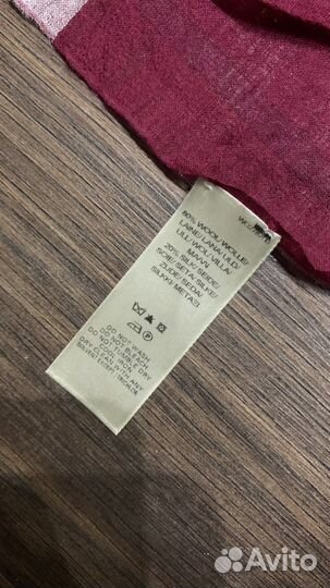 Палантин Burberry оригинал шерсть шелк