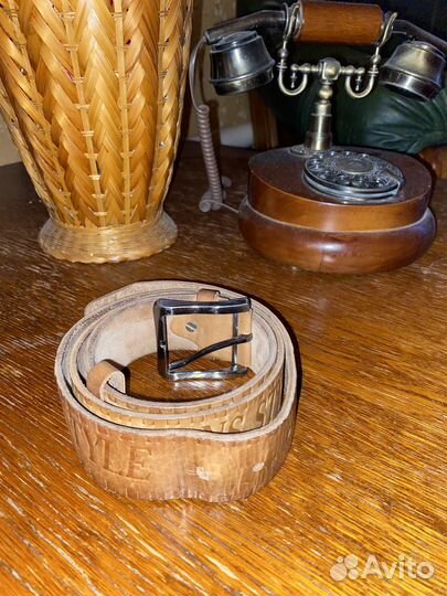 Мужской ремень из натуральной кожи