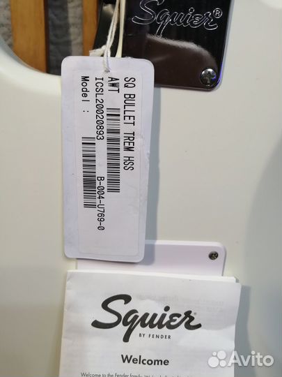 Электрогитара fender squier stratocaster