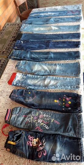 Брюки джинсовые