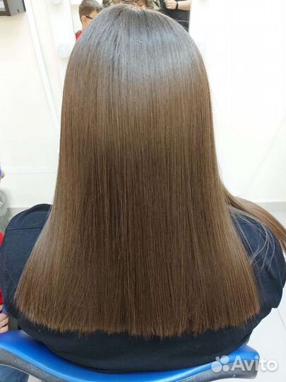 Кератиновое выпрямление